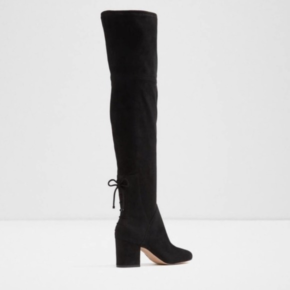 Aldo Adessi Suede Over Knee Fashion Boots 8.5 - Picture 1 of 9